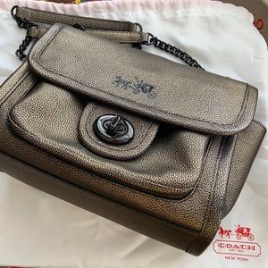 Coach Metallic Leather Ranger